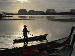 life of fisherman Stock Footage