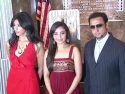 Reshma Shetty, Rani Mukherjee and Gulshan Grover Stock Footage