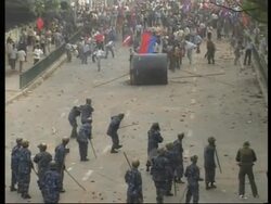 Dozens injured during clashes with police in anti-king rally Instructional Video