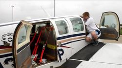 CLEAN : US teen pilot reaches India in around the world tour News Clip