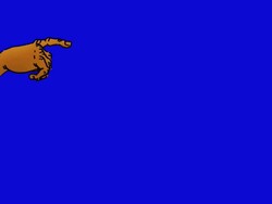 Naked brown hand points to three locations Stock Footage