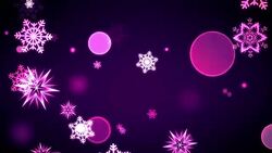 Purple Falling Snowflakes (Loopable) Stock Footage