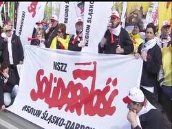 Tens of thousands of people protested in Budapest on Saturday against austerity measures, as European finance ministers met nearby to defend proposals to defeat the region's crippling debt crisis. News Clip