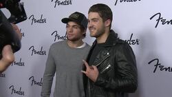 Dylan Sprayberry, Cody Christian at Fender Celebrates Hollywood Office Grand Opening with Exclusive Performances by Cold War Kids and Bleached Stock Footage