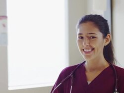 Medical Doctor or Nurse Stock Footage