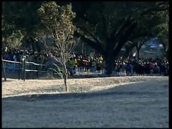 WRAP Aid being handed out at tent city at golf course News Clip