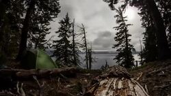 Crater Lake Stock Footage