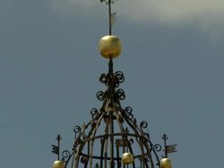 TD La Porte de l'Horloge  / Paris, France Stock Footage