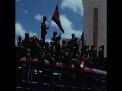 SYND 31 08 70 CAMBODIAN TROOPS ASSEMBLE IN PHNOM PENH Instructional Video