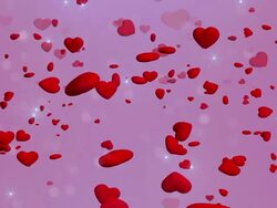 red hearts Stock Footage