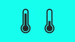 Thermometer - Vector Animate Stock Footage