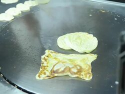 Making Parantha Roll Stock Footage
