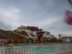 Potala Palace HD Timelapse. Lhasa. Tibet. China Stock Footage