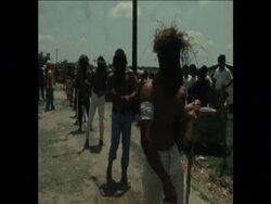 SYND 30 3 75 EASTER CRUCIFIXION News Clip