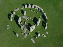 Stonehenge Monument Aerials in Late Summer News Clip