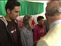 Prince Charles and Camilla meet Syrian refugees News Clip