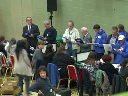 Scottish Referendum: Votes being counted in Perth News Clip