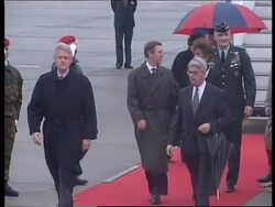 BELGIUM: US PRESIDENT CLINTON ARRIVES AT NATO HQ News Clip