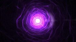 Abstract Purple tunnel Stock Footage