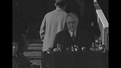 US Pres. Franklin Roosevelt delivers inaugural address upon his reelection News Clip