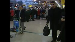 George Michael at London airport News Clip