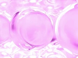 HD Crystal balls #1 pink Stock Footage