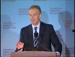 Former British PM delivers a speech at Council for Foreign Relations Instructional Video
