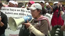 +4:3 PROTESTERS CALL FOR PROTECTION OF MIGRANTS News Clip