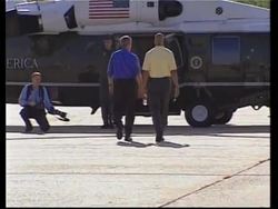 President Bush arrives in New Orleans News Clip