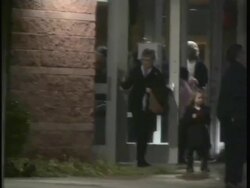 CLEAN: The Dukes of Palma goes to a theater with their children  Stock Footage