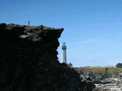 Pigeon Point Lighthouse Stock Footage