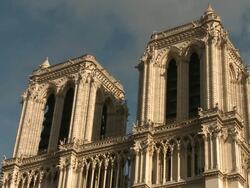 CathÃ©dral Notre Dame, Paris Stock Footage