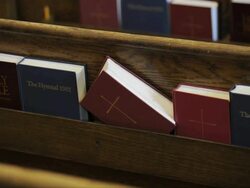 Christian church service Stock Footage