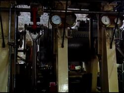 Steam Engine Pistons, Rods, Valves Galore: Up And Down Stock Footage
