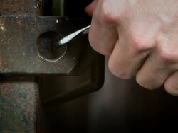 Open a padlock Stock Footage