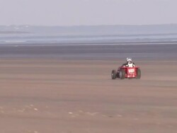 UK team beat the Lawnmower land speed record News Clip