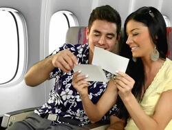 Vacationing Couple Looking At Photos Stock Footage