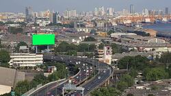 Car and traffic. Stock Footage