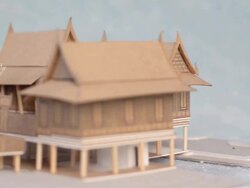 Thai perspective architecture Stock Footage