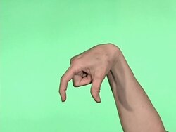 Sign Language Alphabet Letters N-Z Stock Footage