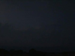 Night time lightning, multiple forked lightning bolts, WA, USA Stock Footage