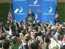 Obama on Economy & Hollywood Stock Footage