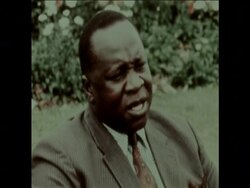 SYND 21-12-72 INTERVIEW WITH IDI AMIN ON HIS MOVES TO OUST BRITONS FROM COUNTRY News Clip