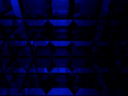 blue boxes Stock Footage