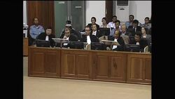 WRAP+4:3 Trial of Khmer Rouge leaders, lawyer News Clip