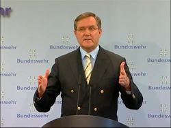 German def min on NATO mandate in Afghanistan News Clip