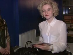 Julia Garner at the Verge Launch Party in Park City, UT. 01/19/13. (Footage by WireImage Video/Getty Images Entertainment Video) Stock Footage