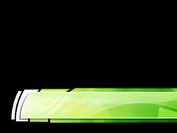 Vibrant Circles Lower Third - Green (WithAlpha). Full HD. Stock Footage