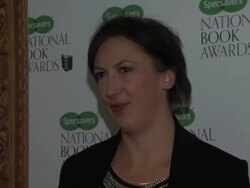 Miranda Hart at Specsavers National Book Awards at Mandarin Oriental Hyde Park on December 4, 2012 in London, England.  Stock Footage