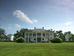 WS View of Plantation house / New Orleans, Louisiana, United States Stock Footage